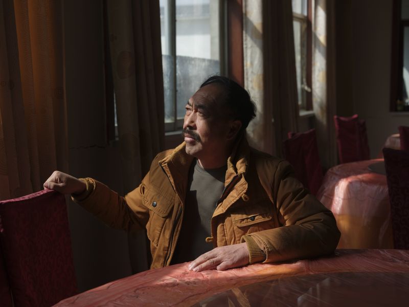 © Pan Wang - A restaurant owner.in Changma Town, Yumen City, Jiuquan City, Gansu Province, China, March 18, 2025.