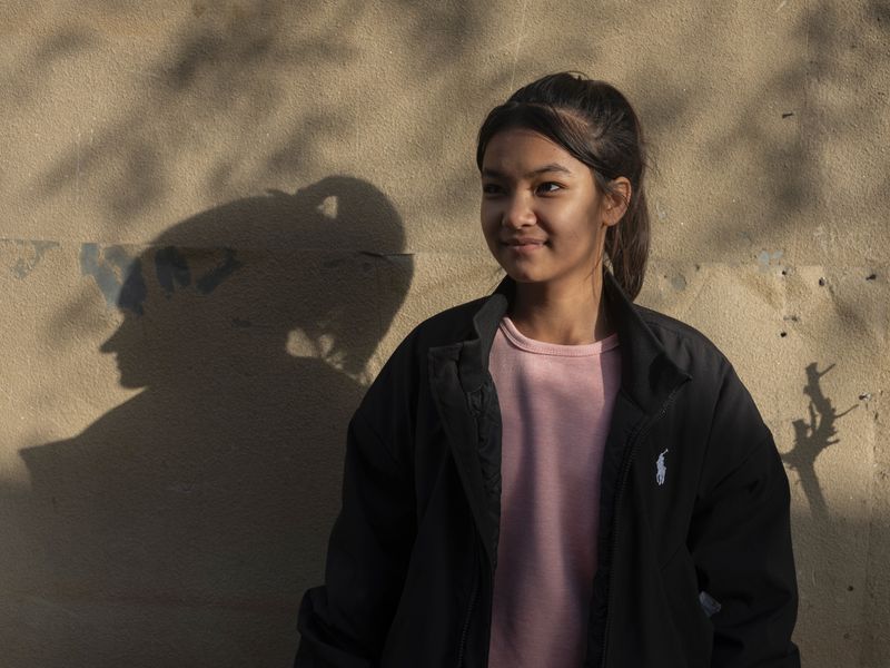 © Pan Wang - A female student named Norbiya.in Moyu County Ancient City, Xinjiang Uygur Autonomous Region, October 25, 2025,