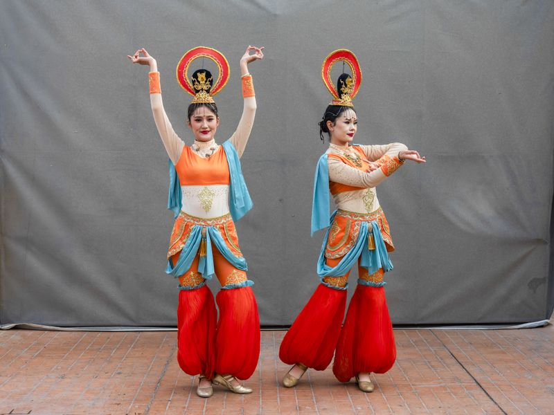 © Pan Wang - Two dancer.in Kashgar Ancient City, Xinjiang Uygur Autonomous Region, China, October 22, 2025.