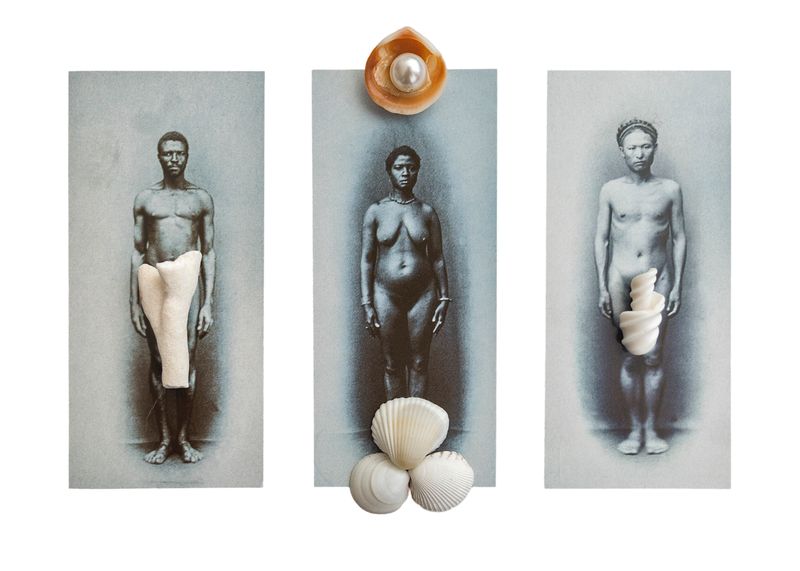 © Patricia Gouvêa - Venus of Gamboa #12016Interference on a book with photographs by Augusto Stahl,ca. 1885