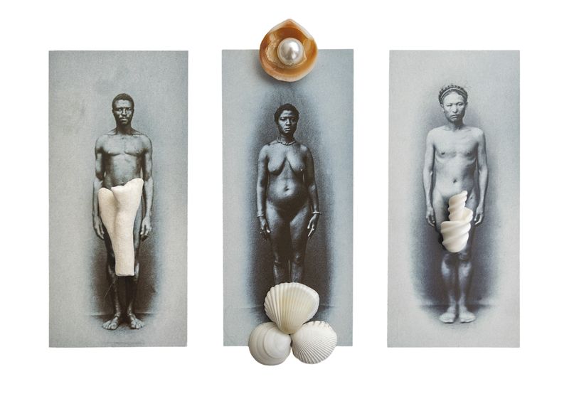 © Patricia Gouvêa - Venus of Gamboa #12016Interference on a book with photographs by Augusto Stahl,ca. 1885
