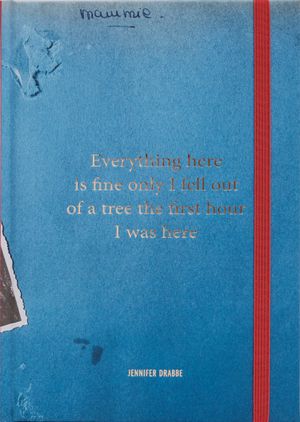 Everything here is fine only I fell out of a tree the first hour I was here and I also cut my thumb by Jennifer Drabbe
