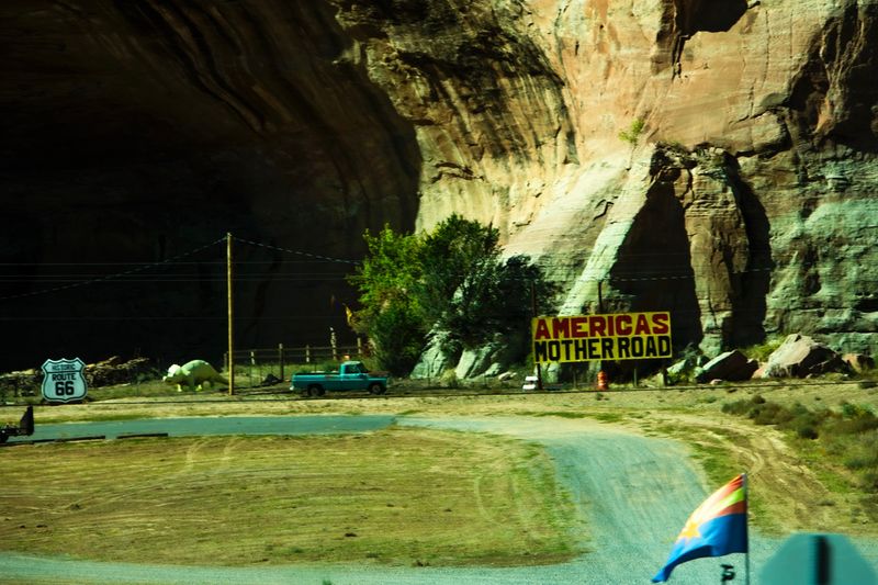 © William Hohe - "America's Mother Road" along Route 66 in Arizona.