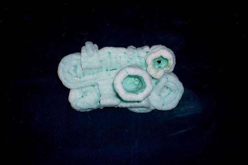 © Bartosz Wajer - Object from the project “Bleica”: a camera made from biodegradable, corn-based material.