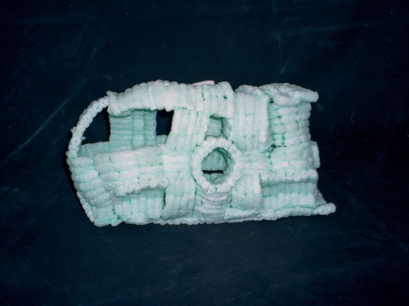 © Bartosz Wajer - Object from the project “Bleica”: a camera made from biodegradable, corn-based material.