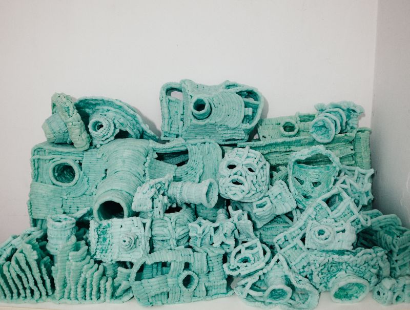 © Bartosz Wajer - Collection of cameras and masks, from the project “Bleica”