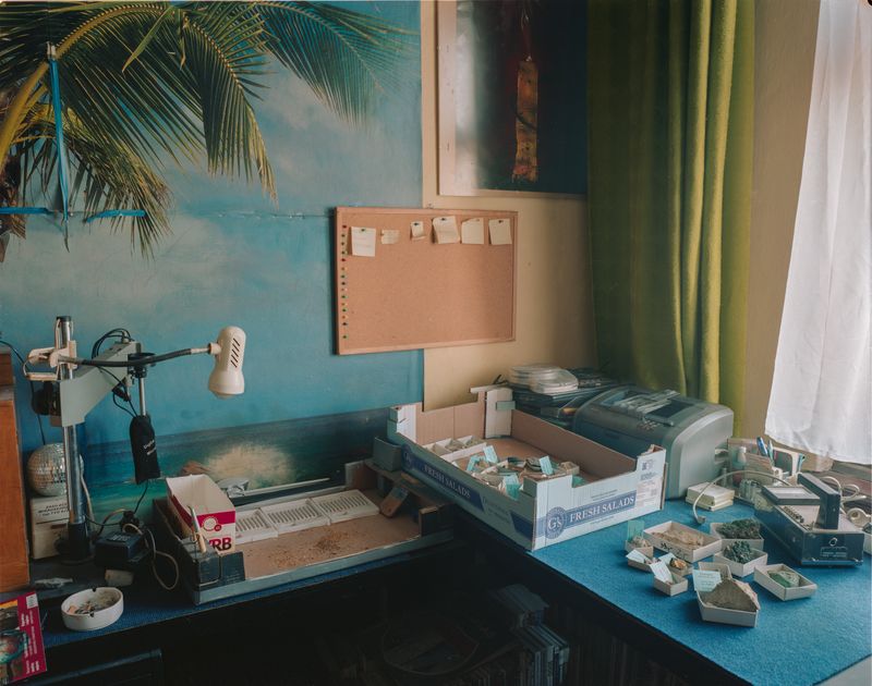 © Michał Sierakowski - Robert’s workroom, Nowa Ruda, 2015Robert is mineral collector and geologist highly interested in uranium minerals.