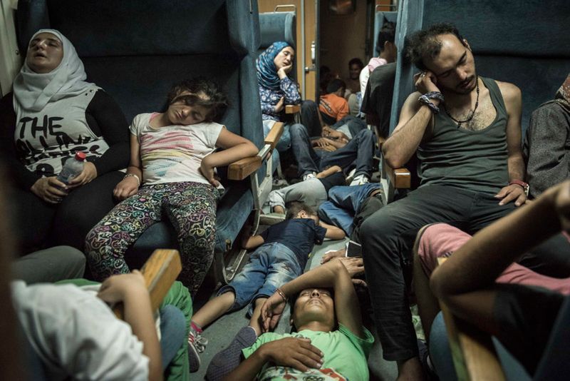 © Sergey Ponomarev - Image from the Exodus: A Long Way Home photography project