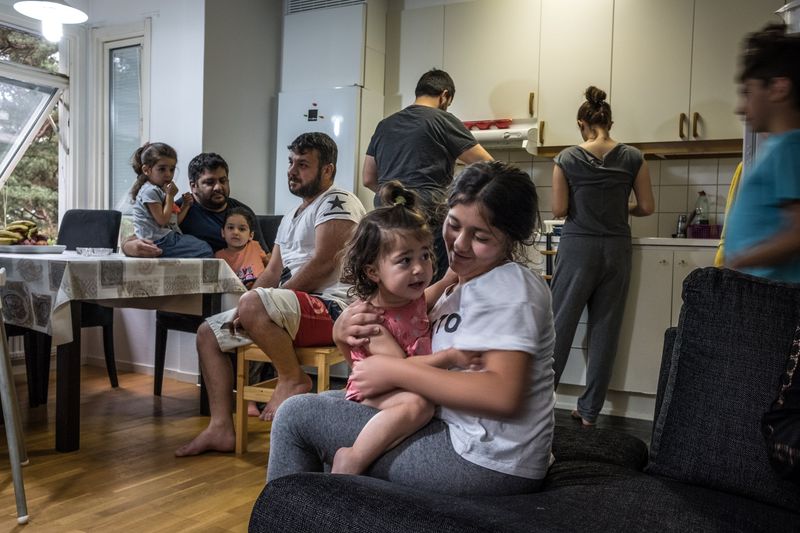 © Sergey Ponomarev - At new home of Ahmad and Farid Majid from Syria
