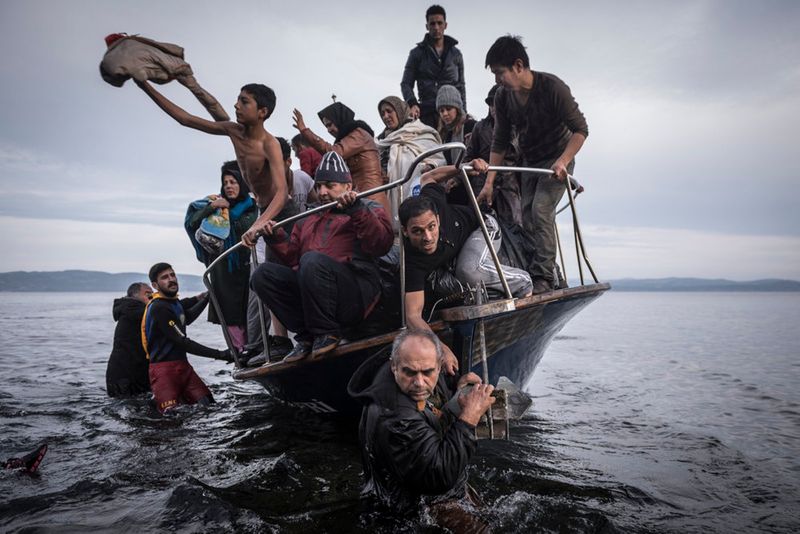 © Sergey Ponomarev - Image from the Exodus: A Long Way Home photography project
