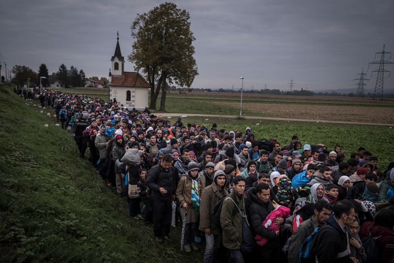 © Sergey Ponomarev - Image from the Exodus: A Long Way Home photography project