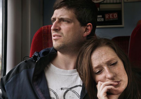 © Roxana and Pablo Allison - Pablo on his way to the solicitor's office with his girlfriend, London, Summer 2012