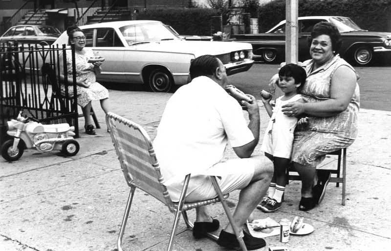 © Diana Mara Henry - Family at the block Party, Red Hook, Brooklyn