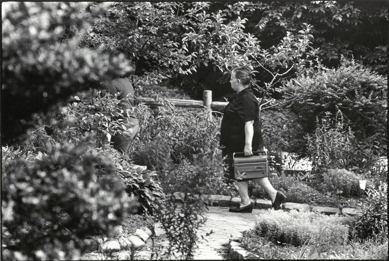 © Diana Mara Henry - Strolling with her boombox, Shakespeare garden, Central Park.