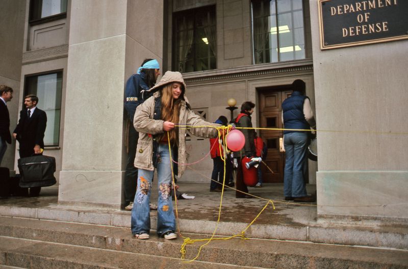 © Diana Mara Henry - Image from the The Women's Pentagon Action and Solidarity with the Women of Iran photography project