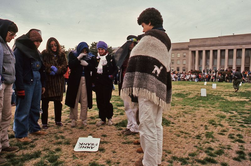 © Diana Mara Henry - Image from the The Women's Pentagon Action and Solidarity with the Women of Iran photography project