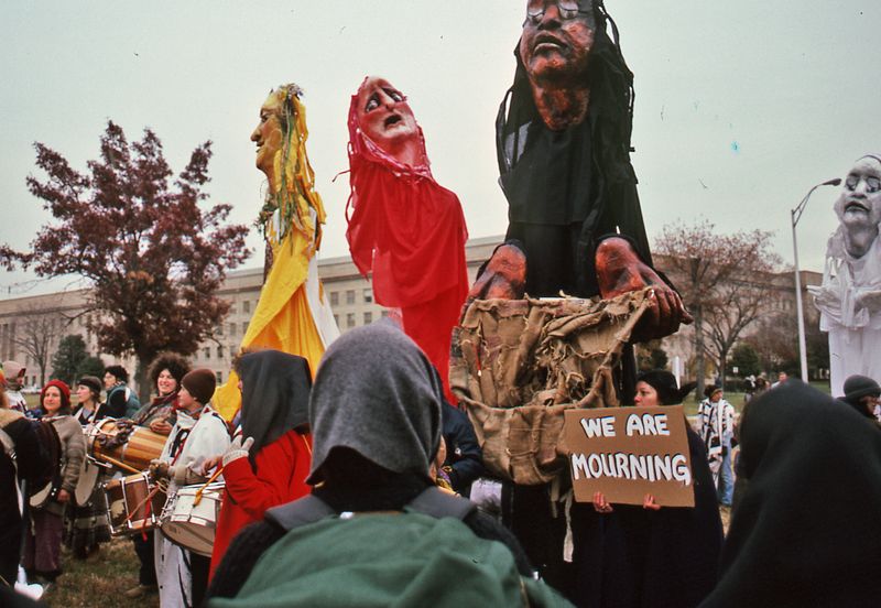 © Diana Mara Henry - Image from the The Women's Pentagon Action and Solidarity with the Women of Iran photography project