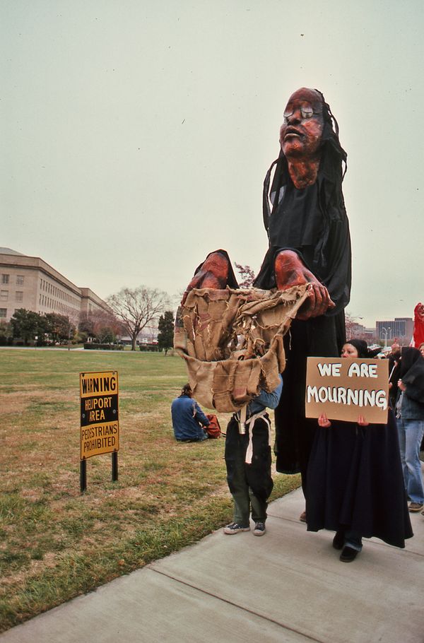 © Diana Mara Henry - Image from the The Women's Pentagon Action and Solidarity with the Women of Iran photography project