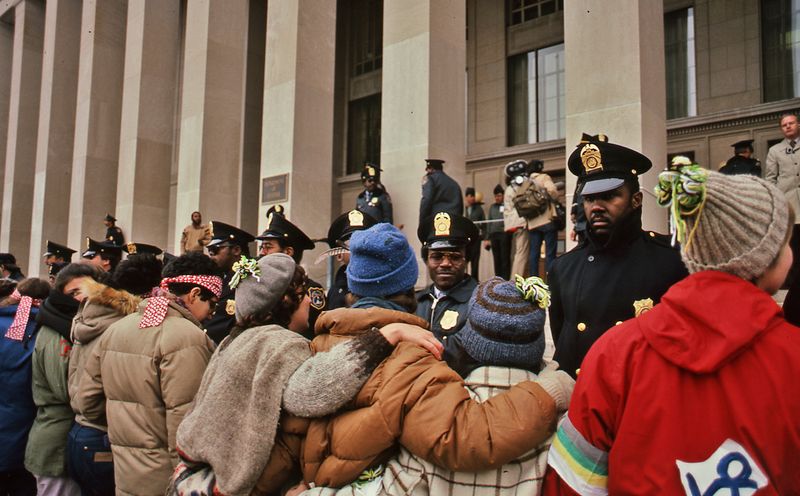 © Diana Mara Henry - Image from the The Women's Pentagon Action and Solidarity with the Women of Iran photography project