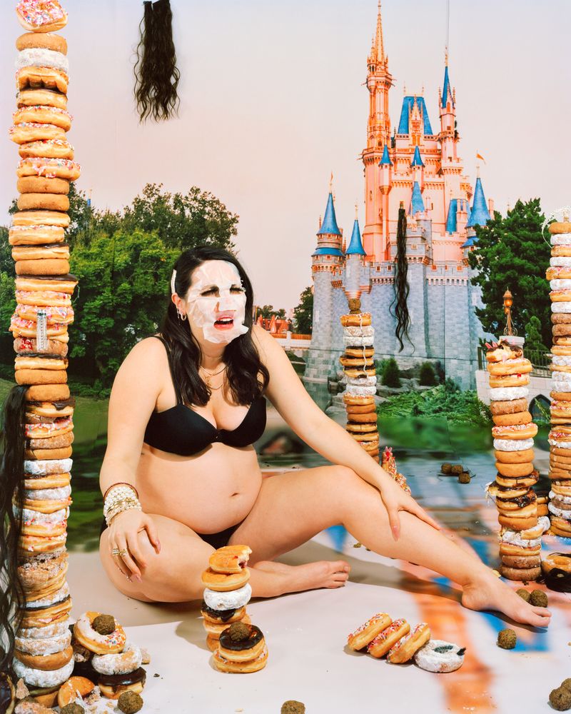 © Laura Beth Reese - @ashley_iaconetti, 2022, archival inkjet print from 4x5" negative