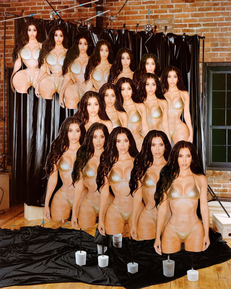 © Laura Beth Reese - @kimkardashian, 2024, archival inkjet print from 4x5" negative