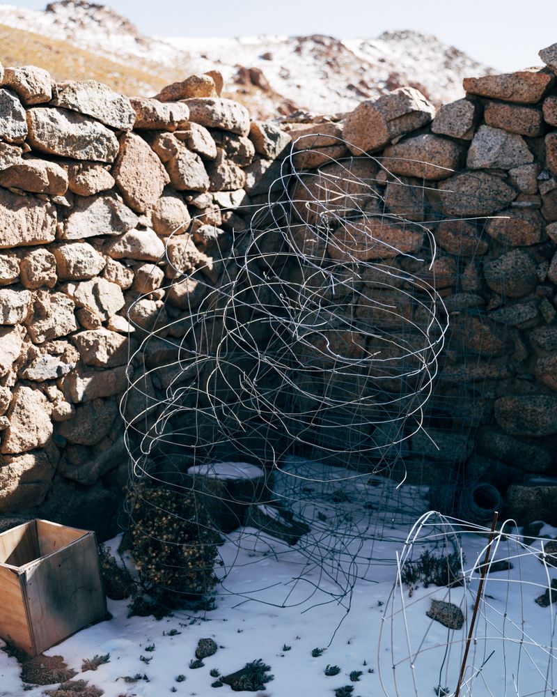 © Fernanda Soto Mastrantonio - Chiclla is filled with this monuments, recycled things that Deysi's brings up for her lifestock.