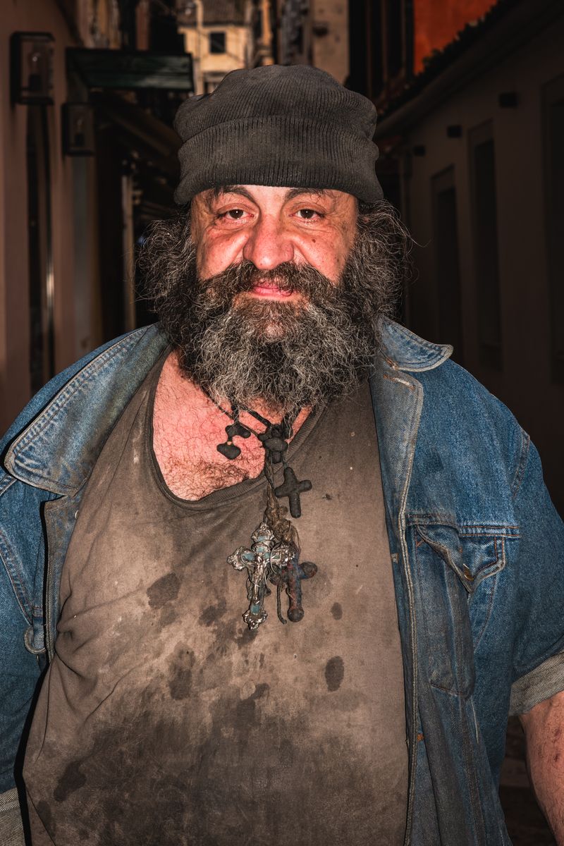 © Christopher Jones - PortraitCorfu Town.Spiros Servos serves as a verger in the churches of Corfu Town.