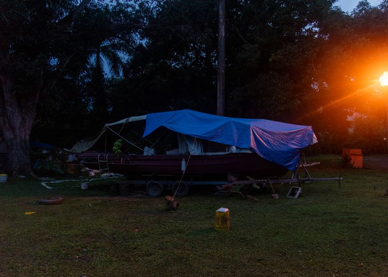 © Tova Katzman - Brown's landlocked boat named La Resucitada, 2019