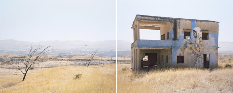 © Roei Greenberg - Pieta (diptich), Israeli - Jordanian Border, West Bank, 2017