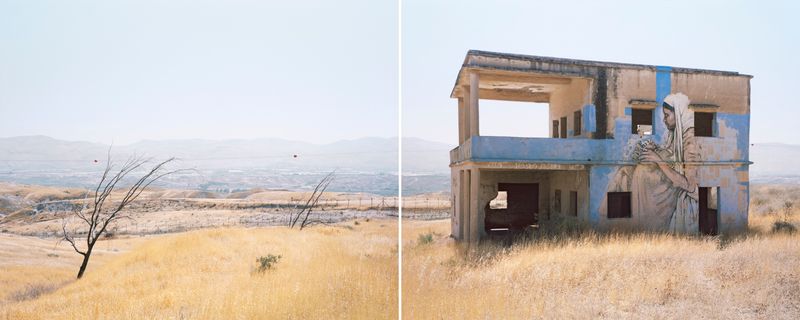 © Roei Greenberg - Pieta (diptich), Israeli - Jordanian Border, West Bank, 2017
