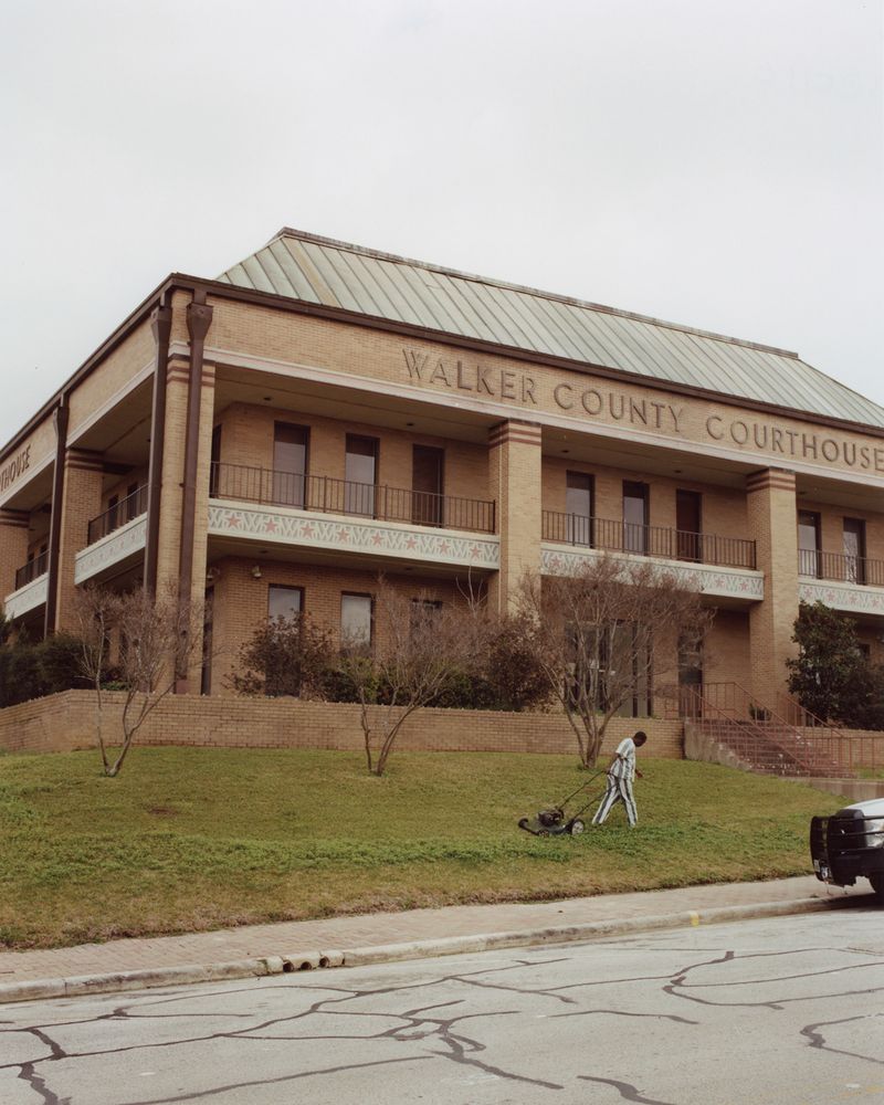 © Romek Rasenas - Man Mowing Dyptych, 2017