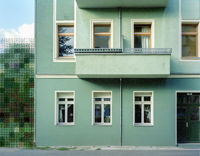 © Diane Meyer - Heidelbergerstrasse, Hand Sewn Archival Ink Jet Print, 2019