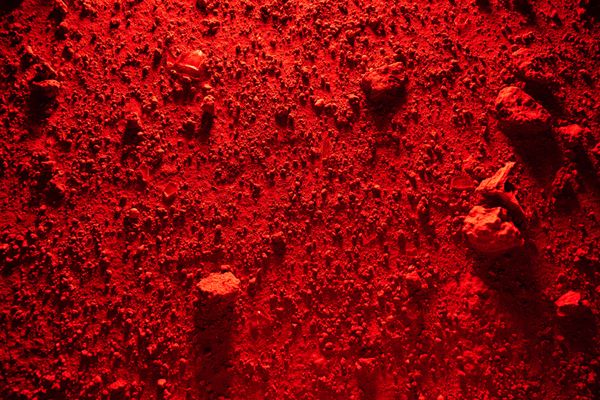 © Fernanda Pineda - Every night the land is illuminated by the lights of the railway: Red. Everything turns red: houses, people, animals