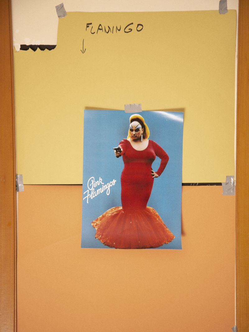 © Alvaro Deprit - Divine, ‘the filthiest person alive’,‘Pink Flamingo’ poster movie, John Waters 1972.