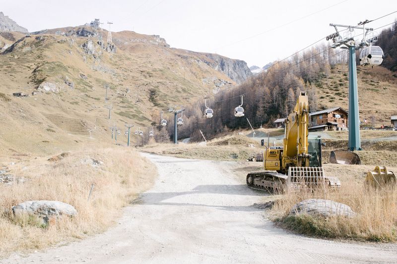 © Simone Petitjacques - Image from the Breuil - the city of high altitude , built in a desert of rocks and ice - photography project