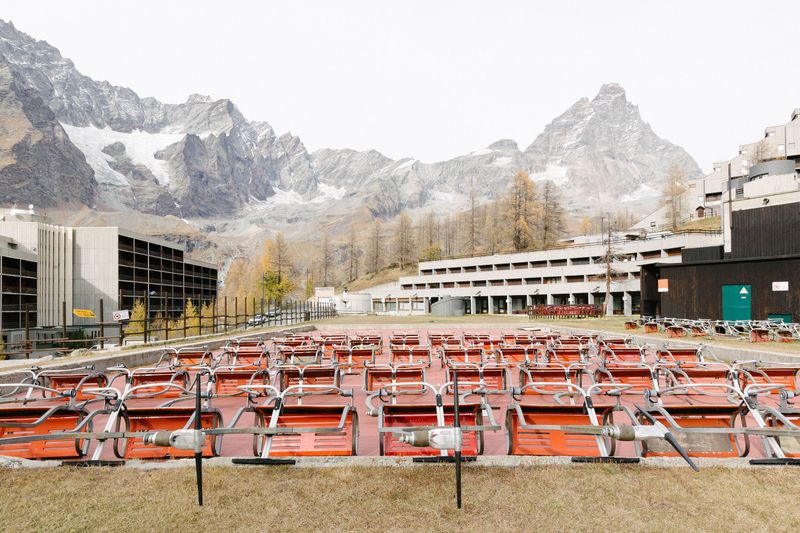 © Simone Petitjacques - Image from the Breuil - the city of high altitude , built in a desert of rocks and ice - photography project