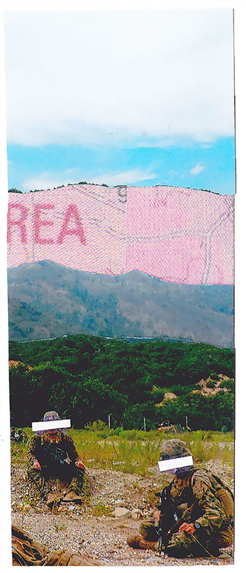 © Ryan Mitchell - Waiting Area(s), 3x6, Collage