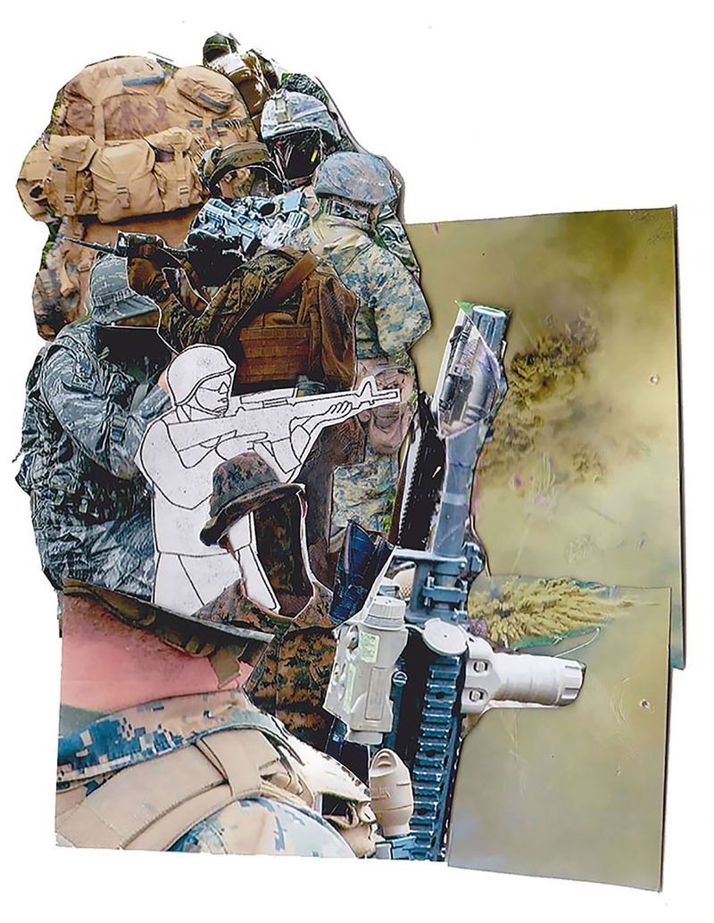 © Ryan Mitchell - Headcase, 4x7, Collage