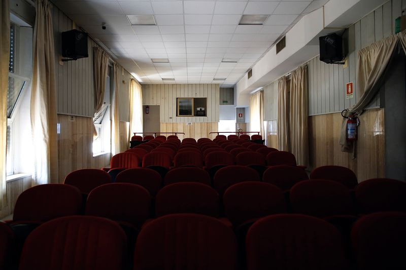 © Francesca Pompei - The projection's room of Rome's Rebibbia prison.