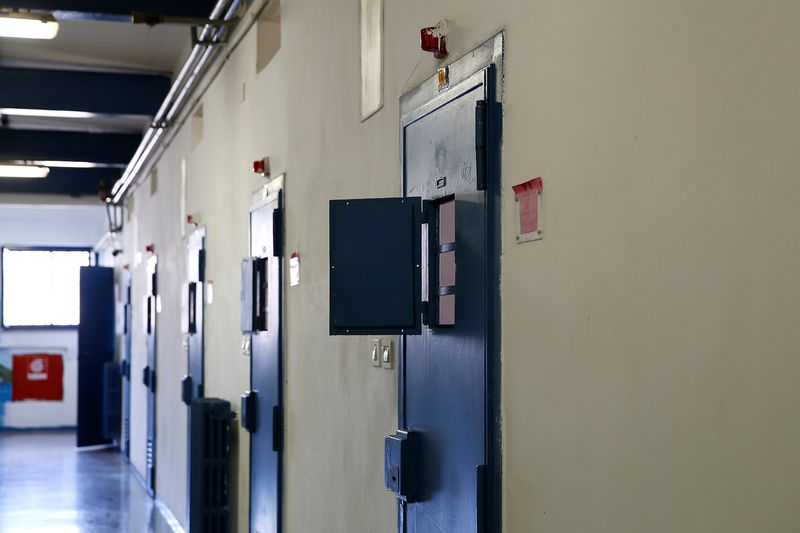 © Francesca Pompei - Cells' doors in the Cellulare building of the women's section of Rome's Rebibbia prison.