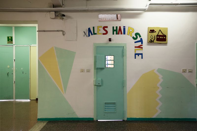 © Francesca Pompei - The dressmaker’s room of the women's section of Rome's Rebibbia prison.