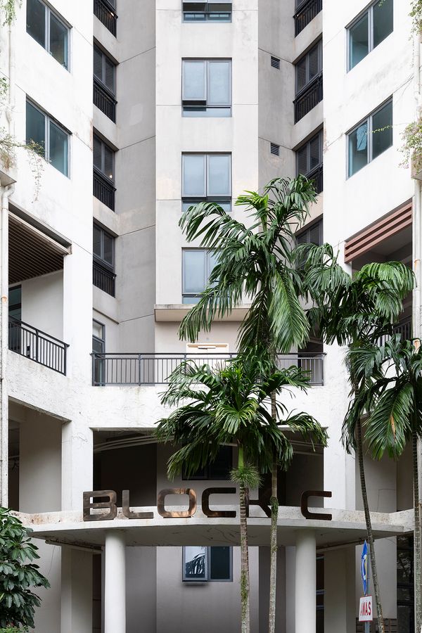 © Francesca Pompei - An architectural perspective of one building in the complex downtown.