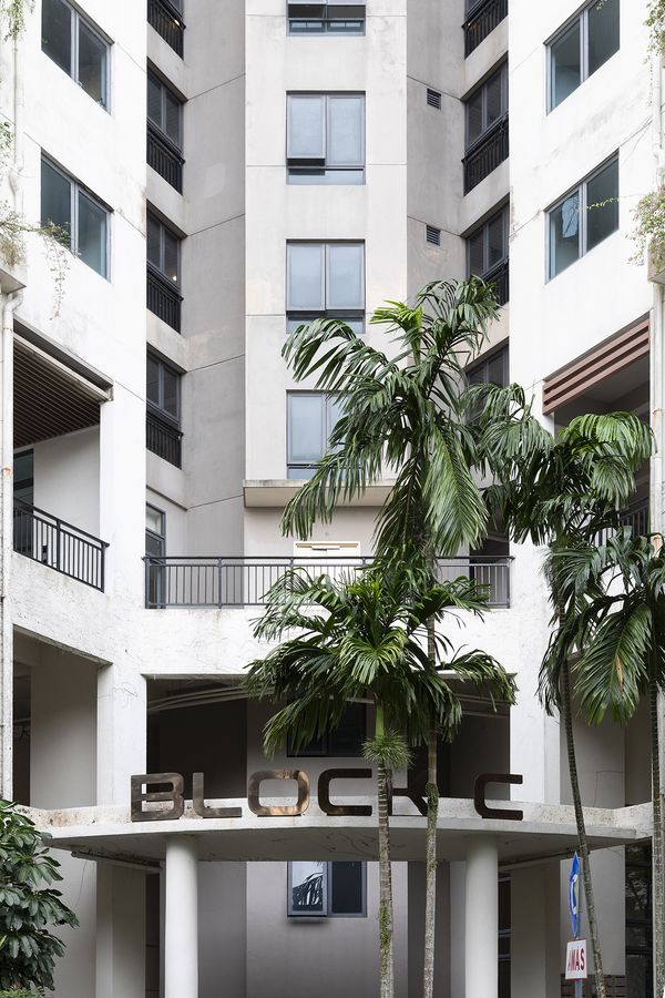 © Francesca Pompei - An architectural perspective of one building in the complex downtown.