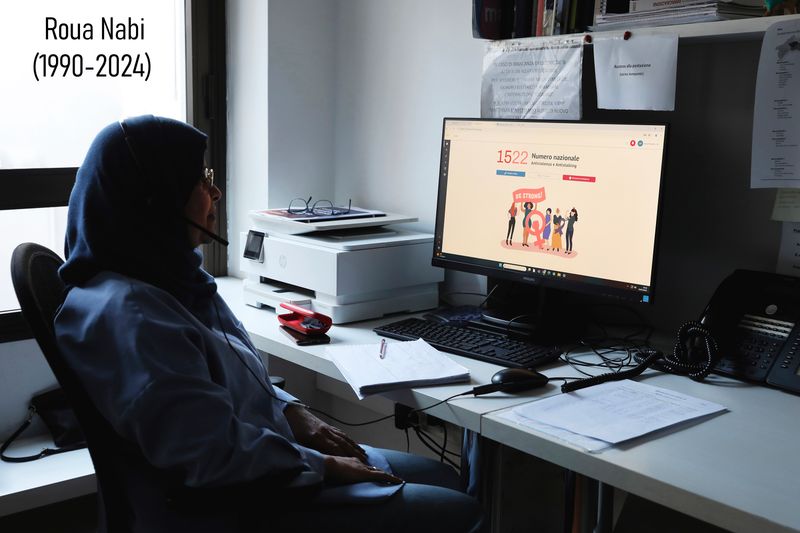 © Francesca Pompei - Roua Nabi (1990-2024) 1522 National Helpline Center