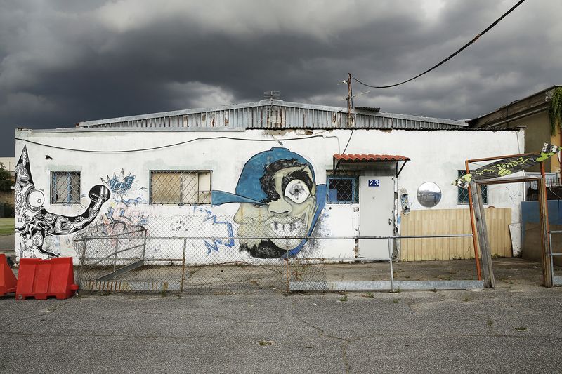 © Francesca Pompei - A corner of the area of Metropoliz, the former Fiorucci delicatessen  factory in the Prenestino district