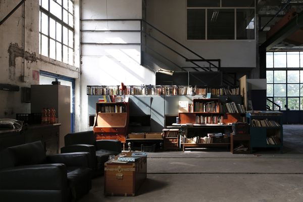© Francesca Pompei - A corner of the interiors of OZ, former  Wagon Lits depository, Casal Bertone district