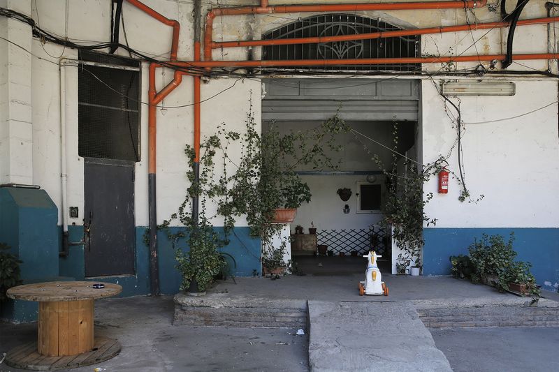 © Francesca Pompei - A corner of the inner yard of Il Porto Fluviale, former barracks of the Italian Air Force