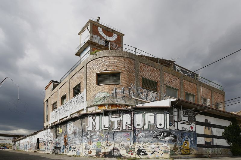 © Francesca Pompei - A perspective of Metropoliz, the former Fiorucci delicatessen  factory in the Prenestino district