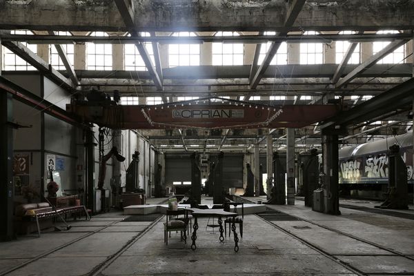 © Francesca Pompei - The interiors of OZ, former  Wagon Lits depository, Casal Bertone district