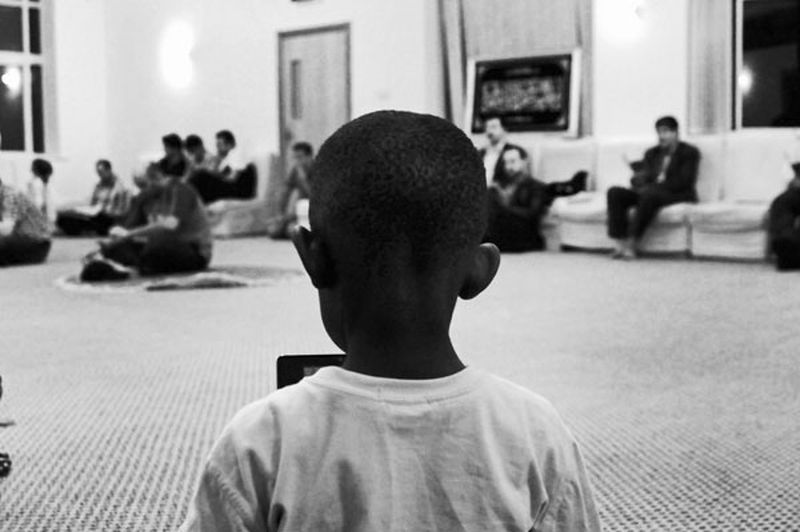 © Stephen Boyle - At the Shia Mosque in Dublin during prayers after breaking fast (Iftar) during Ramadan.MilltownAugust 2012